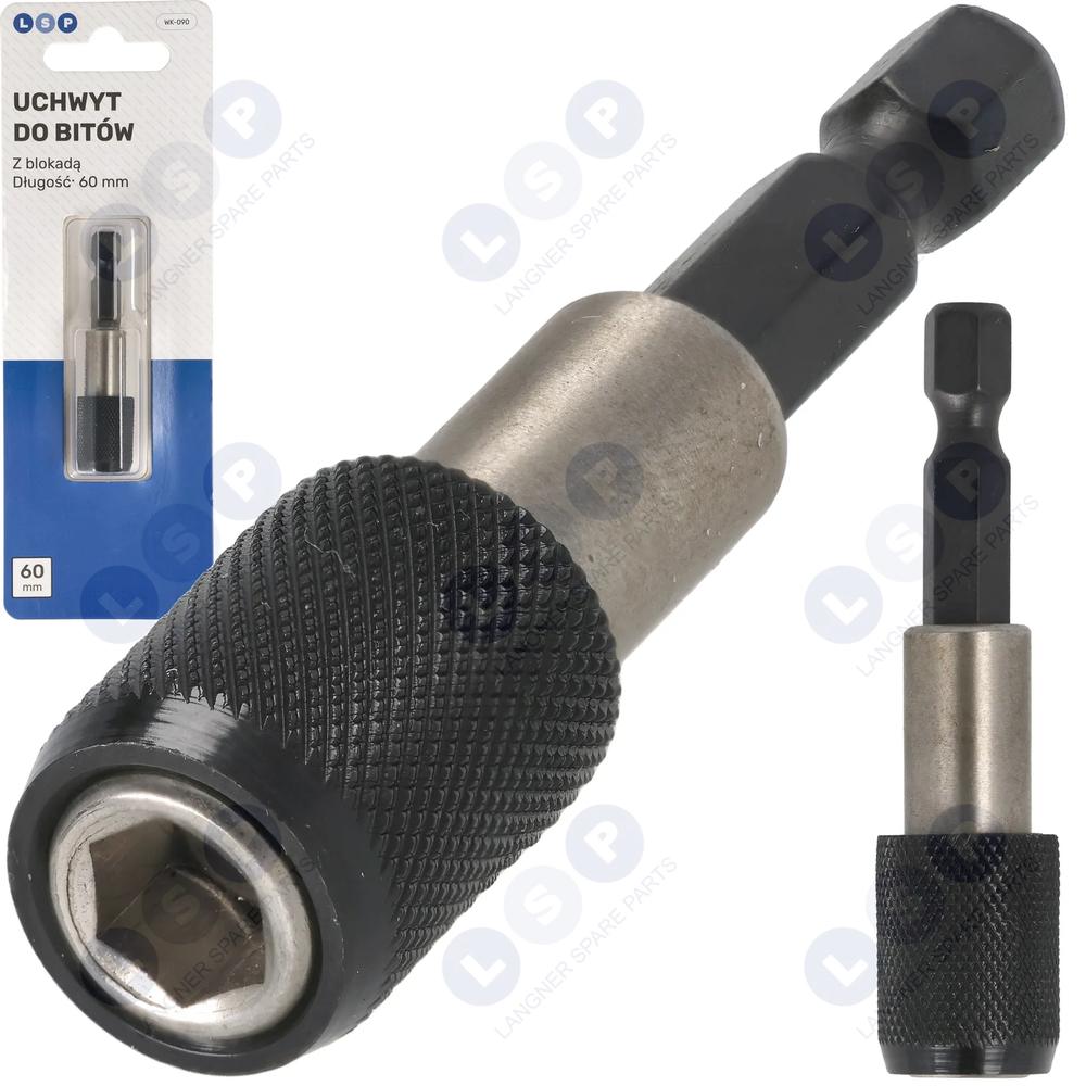 Magnetický rýchloupínací držiak bitov 1⁄4 60 mm